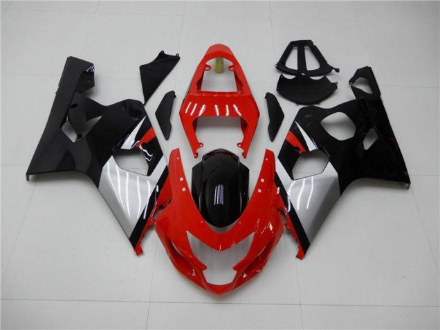 Rouge Noir Carénage Moto GSXR 600 / 750 K4 2004-2005