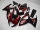 Rouge Noir Carénage Moto GSXR 600 / 750 K6 2006-2007