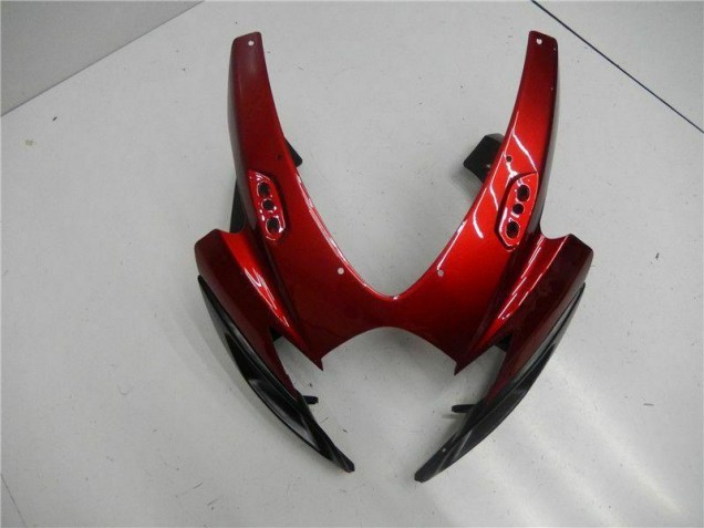 Rouge Noir Carénage Moto GSXR 600 / 750 K6 2006-2007