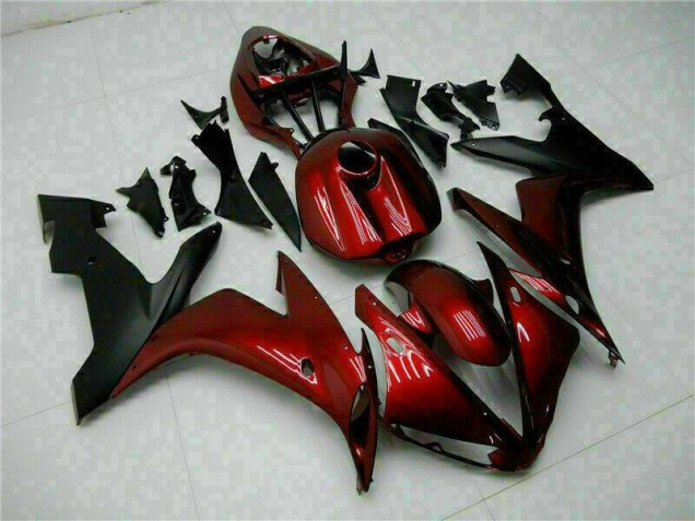 Rouge Noir Carénage Moto R1 2004-2006