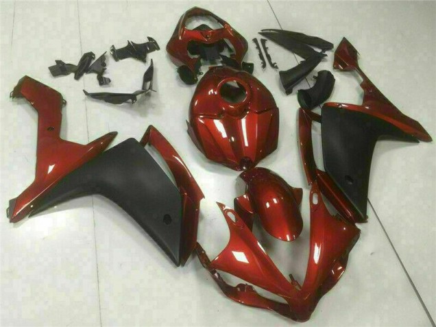 Rouge Noir Carénage Moto R1 2007-2008