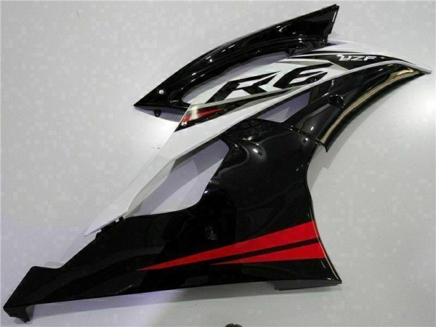Rouge Noir Carénage Moto R6 2008-2016