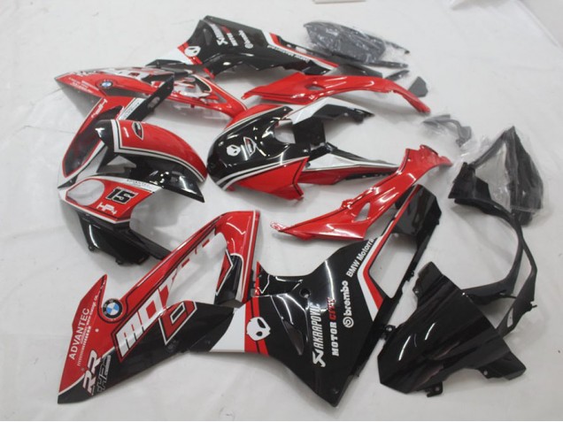 Rouge Noir Carénage Moto S1000RR 2015-2018 Rouge Noir Carénage Moto S1000RR 2015-2018