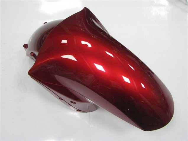 Rouge Noir Carénage Moto ZX14R ZZR 1400 2006-2011 Rouge Noir Carénage Moto ZX14R ZZR 1400 2006-2011