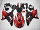 Rouge Noir Carénage Moto ZX14R ZZR 1400 2006-2011 Rouge Noir Carénage Moto ZX14R ZZR 1400 2006-2011