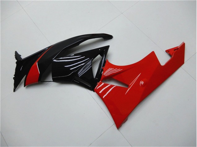 Rouge Noir Carénage Moto ZX6R 2009-2012 Rouge Noir Carénage Moto ZX6R 2009-2012