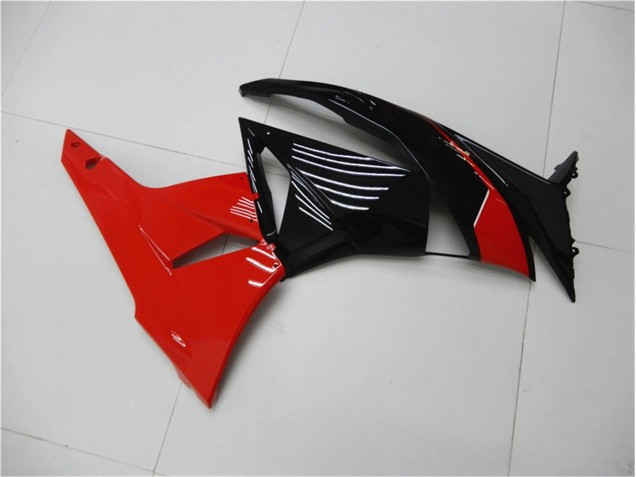 Rouge Noir Carénage Moto ZX6R 2009-2012 Rouge Noir Carénage Moto ZX6R 2009-2012