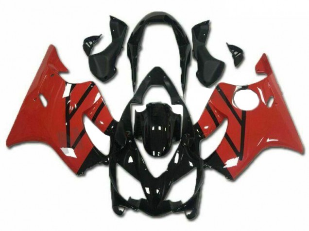 Rouge Noir Carénages Moto CBR 600 F4i 2004-2007
