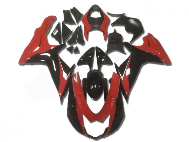 Rouge Noir Carénages Moto GSXR 600 / 750 K11 2011-2024
