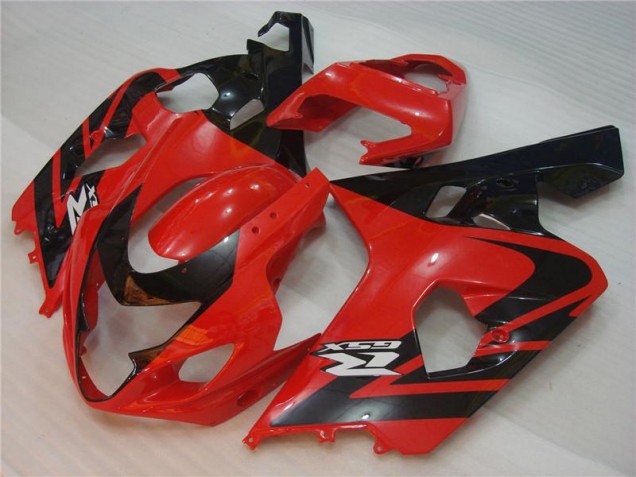 Rouge Noir Carénages Moto GSXR 600 / 750 K4 2004-2005