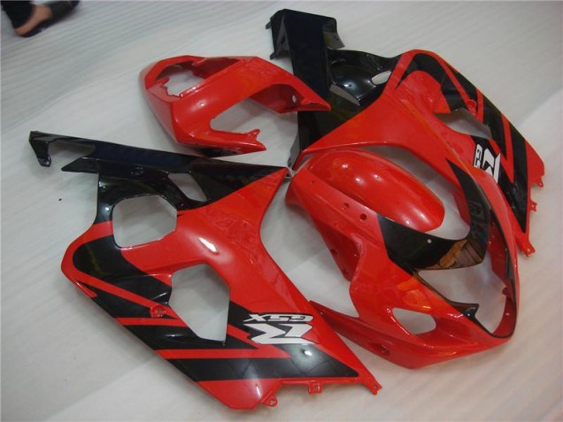 Rouge Noir Carénages Moto GSXR 600 / 750 K4 2004-2005
