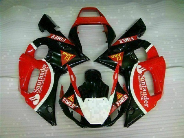Rouge Noir Carénages Moto R6 1998-2002