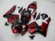 Rouge Noir Carrosserie Moto CBR 600 RR 2003-2004 Rouge Noir Carrosserie Moto CBR 600 RR 2003-2004