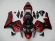 Rouge Noir Carrosserie Moto CBR 600 RR 2003-2004 Rouge Noir Carrosserie Moto CBR 600 RR 2003-2004