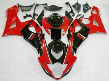 Rouge Noir Carrosserie Moto GSXR 1000 K5 2005-2006
