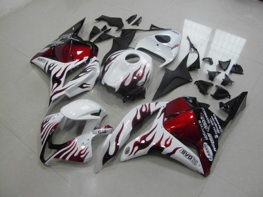 Rouge Noir Flamme Carénage Moto CBR 600 RR 2009-2012
