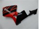 Rouge Noir Kit Carénages Motos CBR 600 RR 2005-2006 Rouge Noir Kit Carénages Motos CBR 600 RR 2005-2006