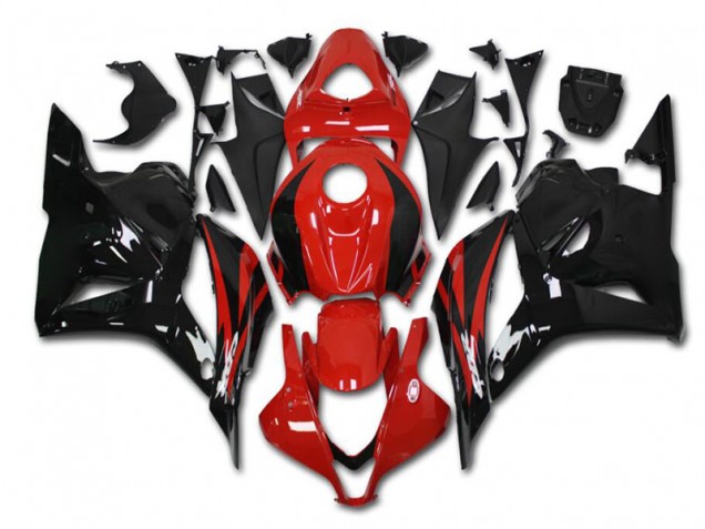 Rouge Noir Kit Carénages Motos CBR 600 RR 2009-2012 Rouge Noir Kit Carénages Motos CBR 600 RR 2009-2012