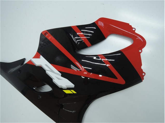 Rouge Noir Kit Carénages Motos Complet CBR 600 F4i 2001-2003