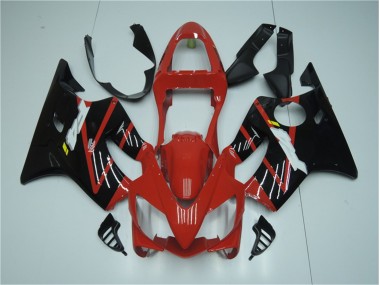 Rouge Noir Kit Carénages Motos Complet CBR 600 F4i 2001-2003