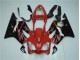 Rouge Noir Kit Carénages Motos Complet CBR 600 F4i 2001-2003