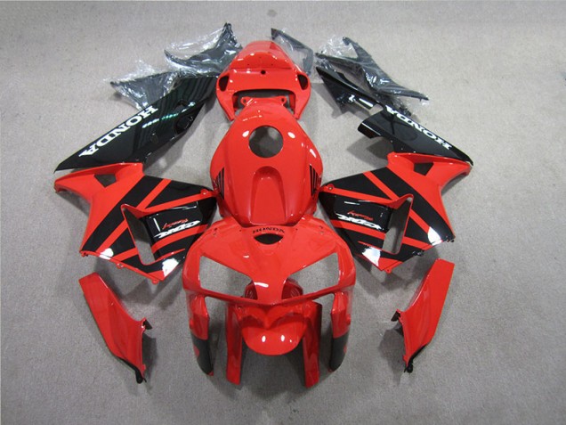 Rouge Noir Kit Carénages Motos Complet CBR 600 RR 2005-2006