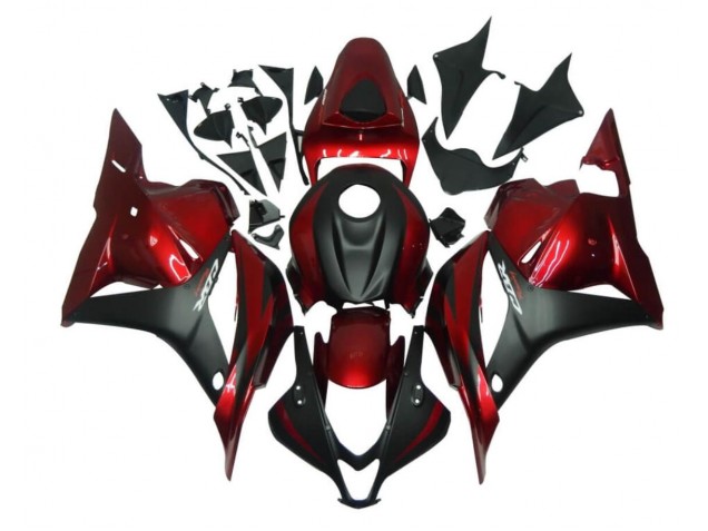 Rouge Noir Kit Carénages Motos Complet CBR 600 RR 2009-2012 Rouge Noir Kit Carénages Motos Complet CBR 600 RR 2009-2012