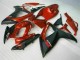 Rouge Noir Kit Carénages Motos Complet GSXR 600 / 750 K6 2006-2007