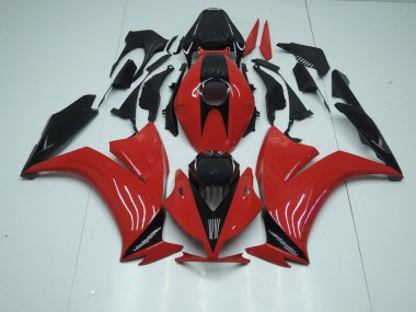 Rouge Noir avec No Décalque Carénage Moto CBR 1000 RR 2012-2016