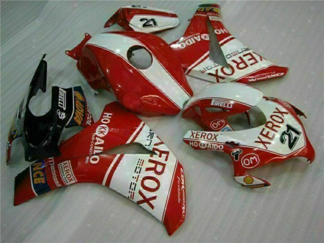 Rouge Xerox 21 Carénage Moto CBR 1000 RR 2008-2011 Rouge Xerox 21 Carénage Moto CBR 1000 RR 2008-2011