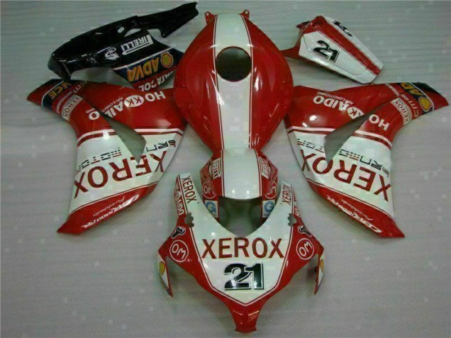 Rouge Xerox 21 Carénage Moto CBR 1000 RR 2008-2011 Rouge Xerox 21 Carénage Moto CBR 1000 RR 2008-2011