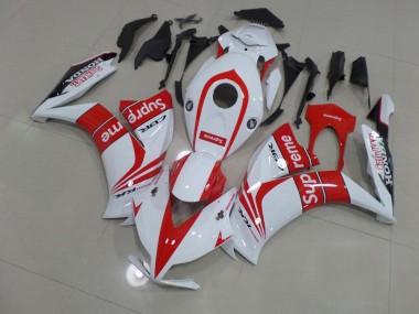 Rouge et Blanc Supreme Carénage Moto CBR 1000 RR 2012-2016