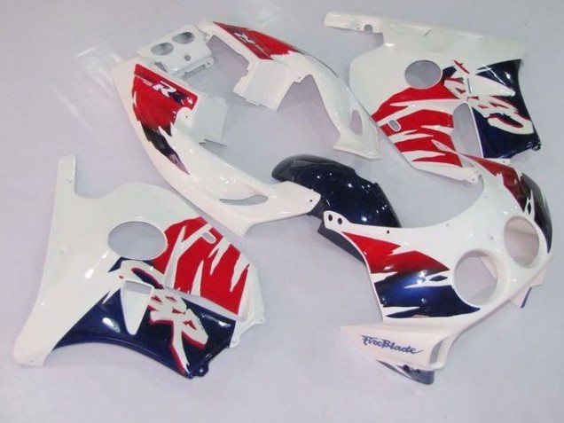 Rouge et Bleu Carénage Moto CBR 250 RR MC19 1988-1989 Rouge et Bleu Carénage Moto CBR 250 RR MC19 1988-1989