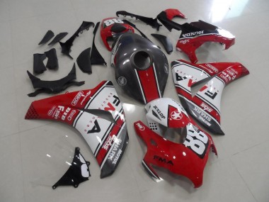 Rouge et Gris Fma Carénage Moto CBR 1000 RR 2008-2011