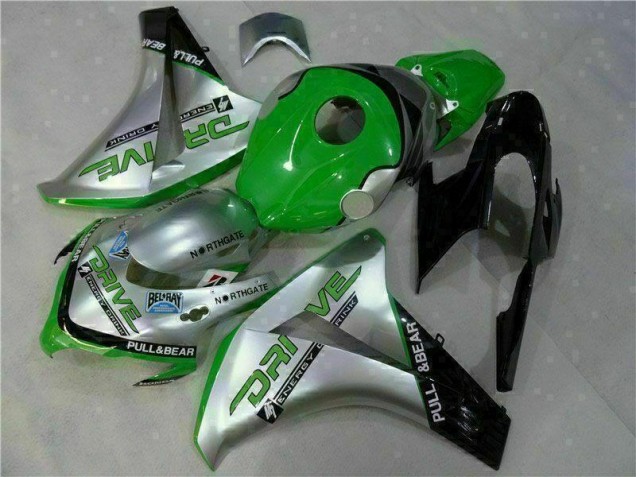Vert Argent Carénage Moto CBR 1000 RR 2008-2011 Vert Argent Carénage Moto CBR 1000 RR 2008-2011