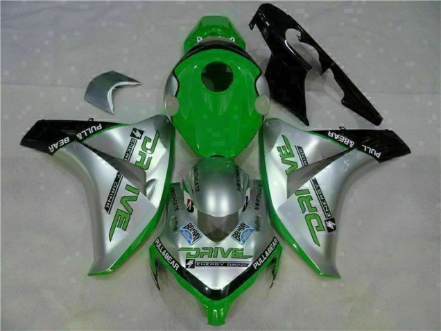 Vert Argent Carénage Moto CBR 1000 RR 2008-2011 Vert Argent Carénage Moto CBR 1000 RR 2008-2011