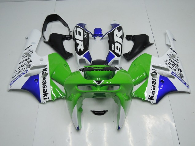 Vert Blanc Carénage Moto ZX9R 1994-1997 Vert Blanc Carénage Moto ZX9R 1994-1997