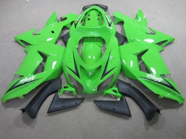 Vert Blanc Ninja Carénage Moto ZX10R 2006-2007