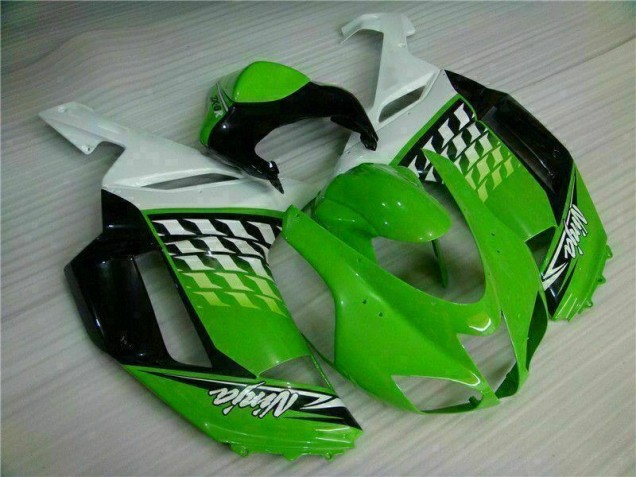 Vert Blanc Ninja Carénage Moto ZX6R 2007-2008