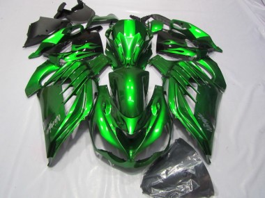 Vert Blanc Ninja Décalque Carénage Moto ZX14R ZZR 1400 2012-2021