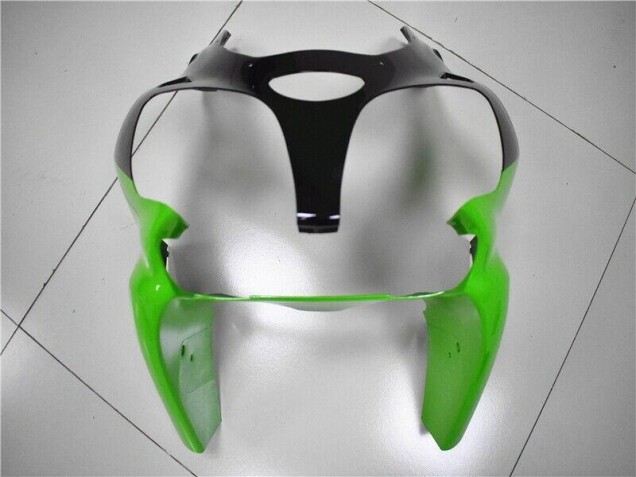 Vert Blanc Noir Carénage Moto ZX6R 2000-2002 Vert Blanc Noir Carénage Moto ZX6R 2000-2002