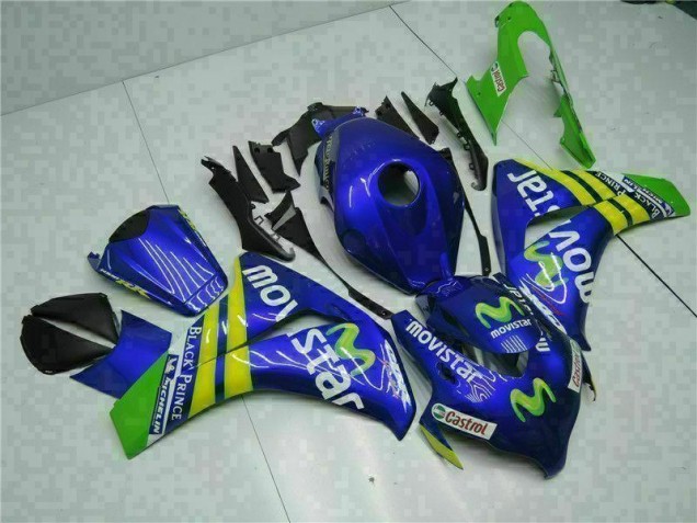 Vert Bleu Carénage Moto CBR 1000 RR 2008-2011 Vert Bleu Carénage Moto CBR 1000 RR 2008-2011