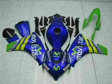 Vert Bleu Carénage Moto CBR 1000 RR 2008-2011