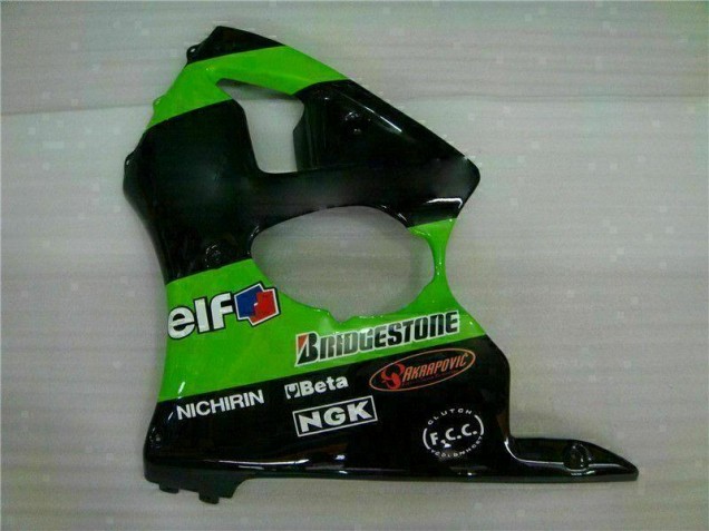 Vert Carénage Moto ZX6R 2000-2002