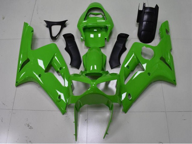 Vert Carénages Moto ZX6R 2003-2004 Vert Carénages Moto ZX6R 2003-2004