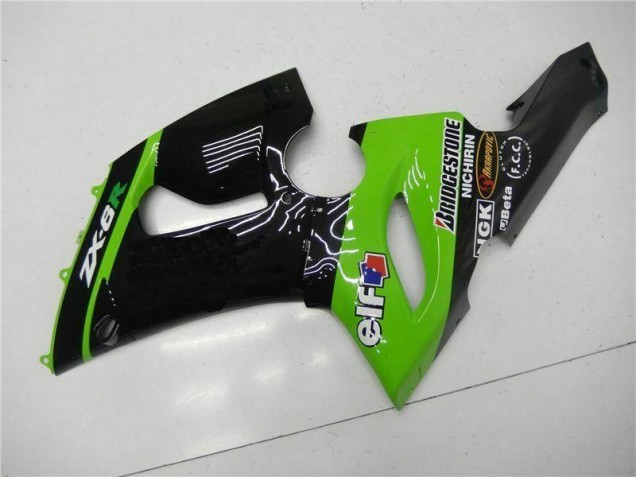 Vert Carrosserie Moto ZX6R 2005-2006 Vert Carrosserie Moto ZX6R 2005-2006