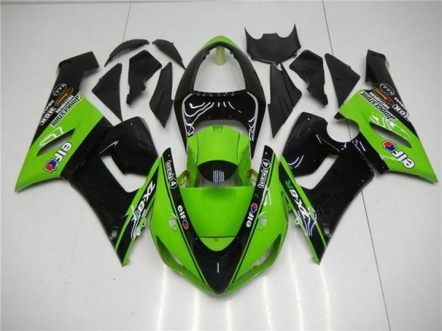 Vert Carrosserie Moto ZX6R 2005-2006 Vert Carrosserie Moto ZX6R 2005-2006