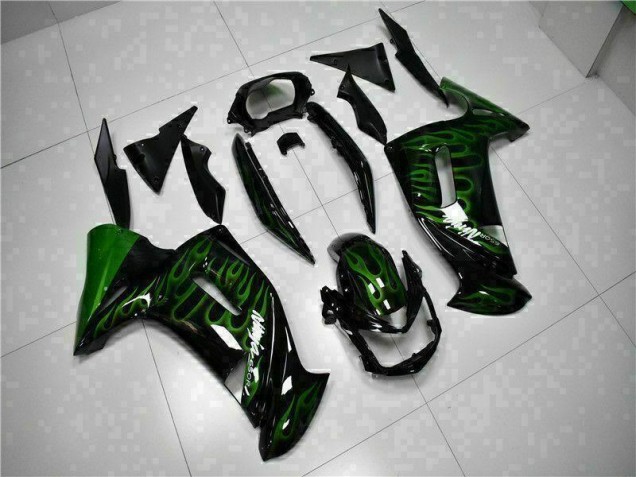 Vert Flamme Carénage Moto EX650 2006-2008