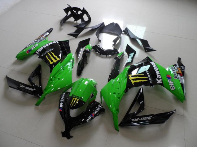 Vert Monster Carénage Moto ZX 300R 2013-2016 Vert Monster Carénage Moto ZX 300R 2013-2016