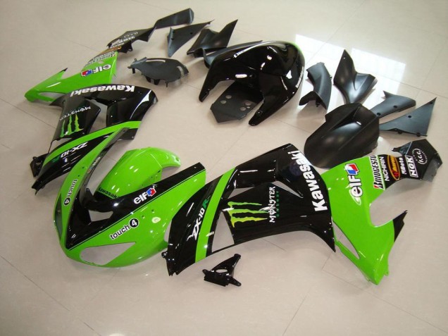 Vert Monster Carénage Moto ZX10R 2006-2007